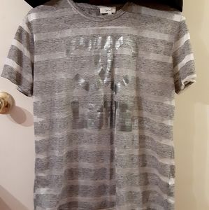 Love J Grey & Silver Blouse size S.